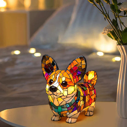Állat Figurás LED Éjjelilámpa | Kontrasztos Színek, Gyermekszoba Dekor - Nyugtató Fény, Töltött Állat Figura 🐻🌈