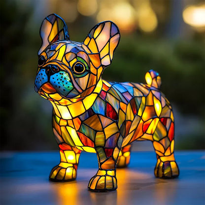 Állat Figurás LED Éjjelilámpa | Kontrasztos Színek, Gyermekszoba Dekor - Nyugtató Fény, Töltött Állat Figura 🐻🌈