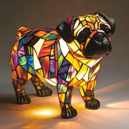Állat Figurás LED Éjjelilámpa | Kontrasztos Színek, Gyermekszoba Dekor - Nyugtató Fény, Töltött Állat Figura 🐻🌈