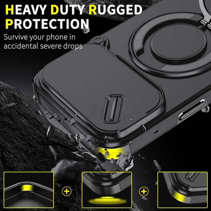 Mágneses Telefon Tok Gyűrű Tartóval iPhone-hoz | Magsafe Kompatibilis, 360° Forgatható - Erős Tapadás és Kényelmes Használat