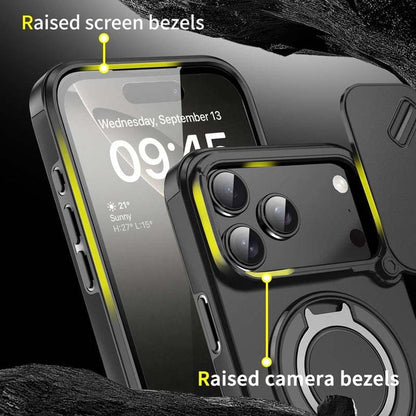 Mágneses Telefon Tok Gyűrű Tartóval iPhone-hoz | Magsafe Kompatibilis, 360° Forgatható - Erős Tapadás és Kényelmes Használat
