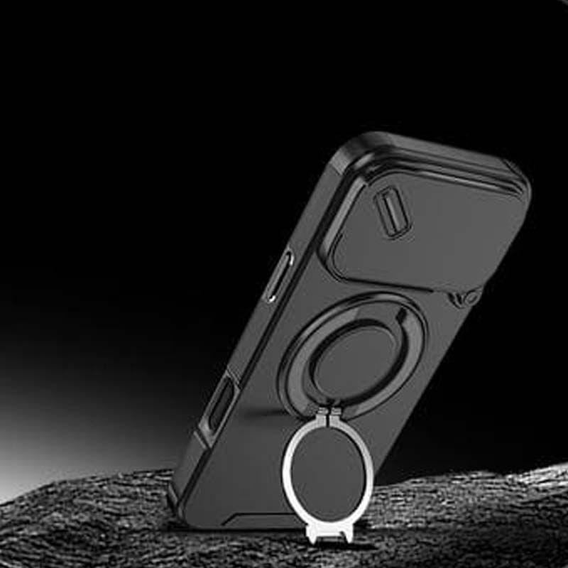 Mágneses Telefon Tok Gyűrű Tartóval iPhone-hoz | Magsafe Kompatibilis, 360° Forgatható - Erős Tapadás és Kényelmes Használat