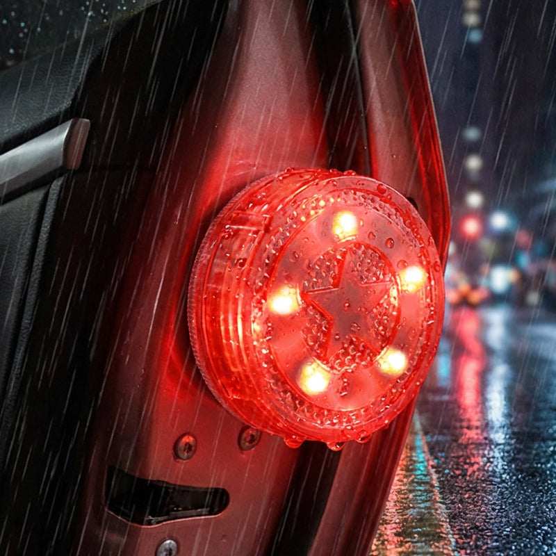 🚗 Autóajtó Nyitás Figyelmeztető Lámpa | Univerzális Mágneses LED Érzékelő - Biztonságos Ajtónyitás, Gyerekvédelmi Riasztás 🚨