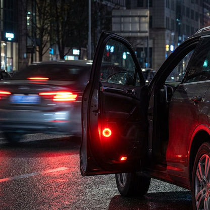 🚗 Autóajtó Nyitás Figyelmeztető Lámpa | Univerzális Mágneses LED Érzékelő - Biztonságos Ajtónyitás, Gyerekvédelmi Riasztás 🚨