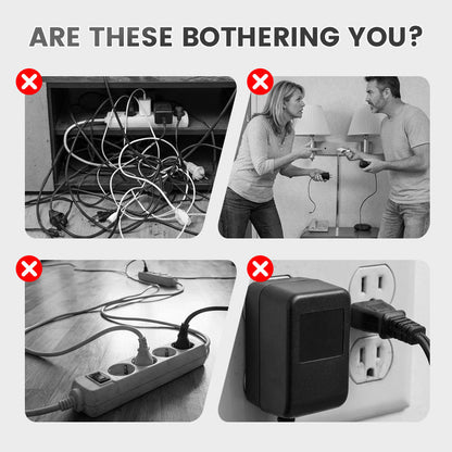 ⚡ Okos Tápkábel Kiegészítő USB-portokkal (EU Dugó)  🔌📱