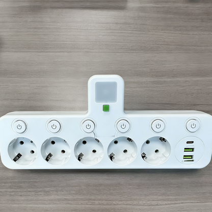 ⚡ Okos Tápkábel Kiegészítő USB-portokkal (EU Dugó)  🔌📱