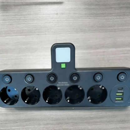 ⚡ Okos Tápkábel Kiegészítő USB-portokkal (EU Dugó)  🔌📱