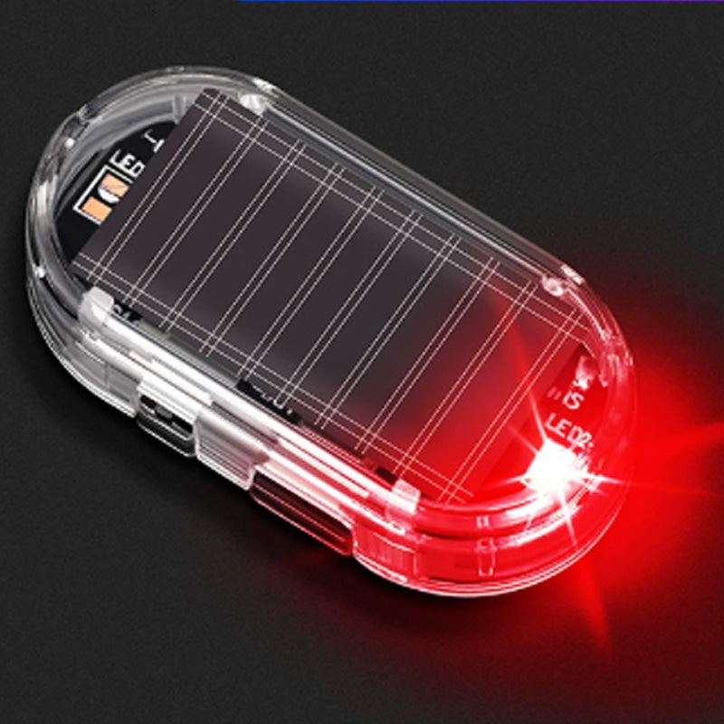 💡 Okos Autó Biztonság! Solar Lopásgátló Riasztólámpa | Erős LED Villogás, Mozgásérzékelő, Könnyű Rögzítés - Szabad Parkoló, Éjszakai Védelem, Megfélemlítő Hatás 🚗⚠️