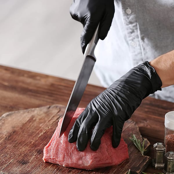 🔥 Ipari Nitril Kesztyű | 6 mil Vastagság, Extra Erős, Vegyszerálló - Festés, Javítás, Labor, 50 db-os Csomag 🔧🧪
