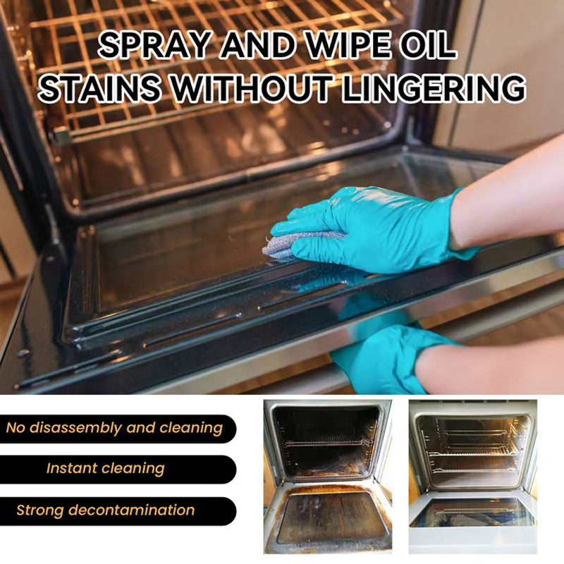 🥰 1+1 INGYEN! 🌬️🌀 Sütő- és Grilltisztító Spray - Hozd Vissza a Sütő-Grill Szenvedélyt, Tiszta Konyhával!