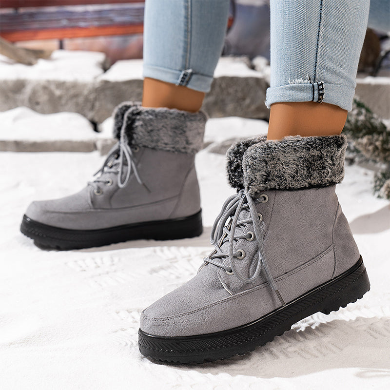 ❄️ Női Téli Bokacsizma | Meleg Bélés, Vizálló, Csúszásgátló Talp - Tökéletes Hideg Időre, Városi Használatra 🥾