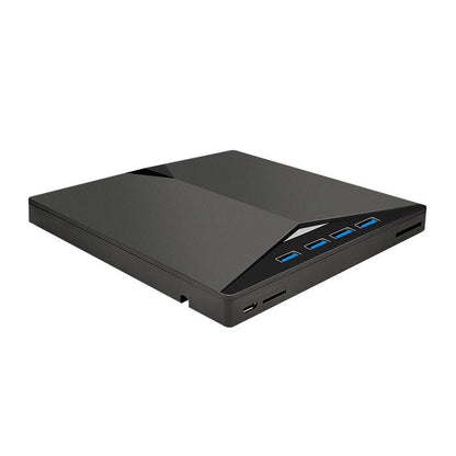 💽 7-in-1 Külső DVD Meghajtó | USB 3.0, Type-C, Kártyaolvasó - CD/DVD Írás/Olvasás, USB Hub, SD/TF Olvasó 🖥️🔌