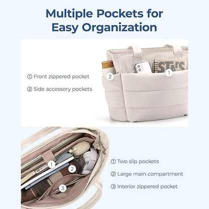 Utálod a nehéz, kényelmetlen táskákat? 👜💨 Ez a könnyű pufi táska – puha, könnyű, és mégis rengeteg minden belefér. Mindennapi használatra, munkába, városba. 💥 50% kedvezmény + utánvétel!