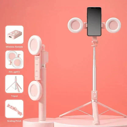 ✈️ Utazásbarát 3in1 Szelfibot | Kivehető Telefon, Teleszkópos, Könnyű - Multifunkcionális Állvány, Tökéletes Vlogoláshoz és Utazáshoz