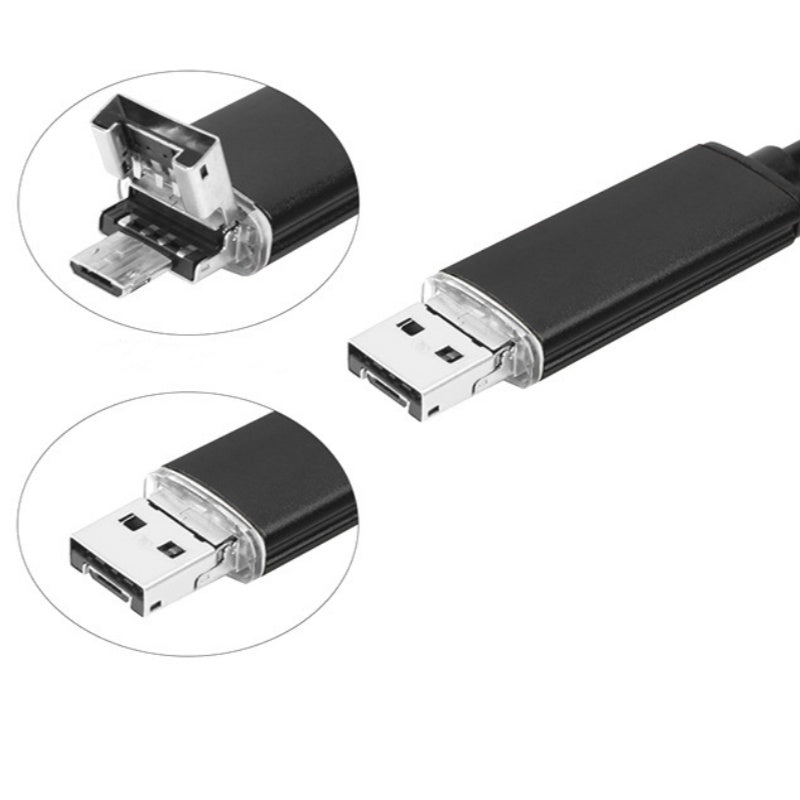 3 az 1-ben Vízálló USB Endoszkóp Kamera LED Világítással | Autó, Cső, Ipari Vizsgálat - Professzionális Esetvizsgáló Eszköz