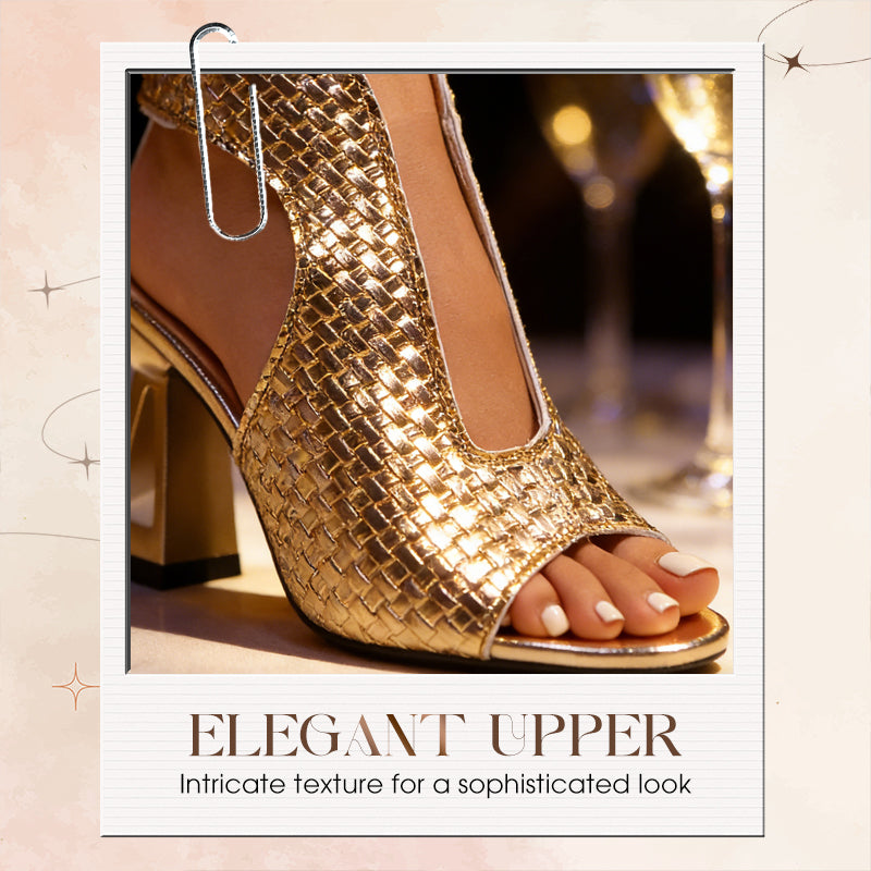 ✨ Kényelmes és stabil magas sarkú cipők | Elegáns, nyitott orrú női szandálok nyári partikra 👡💕