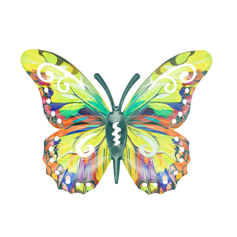 🦋 Fémből készült, pillangó alakú faldekoráció – könnyű, rozsdamentes, kertbe és lakásba egyaránt! ✨🌳 Platás utánvéttel!