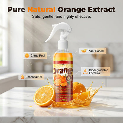 ☀️ Professzionális faápoló spray – táplál, véd, fényesít, citrusos illat! 🍊 Platás utánvéttel!