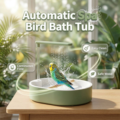 🦜 Elektromos Madárfürdető – Zuhanyzóval | Automata Madárzuhany – Frissítő Fürdő Tollas Barátaidnak 🚿💧✨