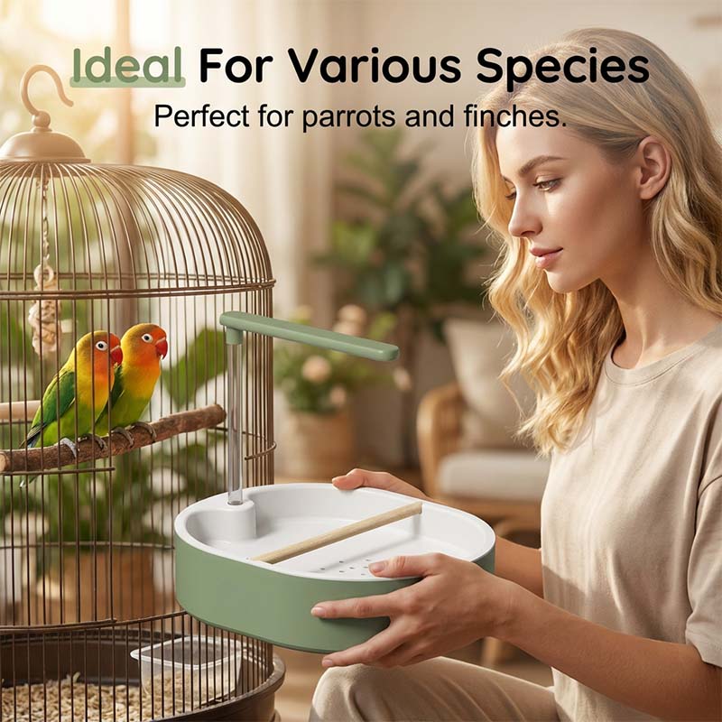 🦜 Elektromos Madárfürdető – Zuhanyzóval | Automata Madárzuhany – Frissítő Fürdő Tollas Barátaidnak 🚿💧✨