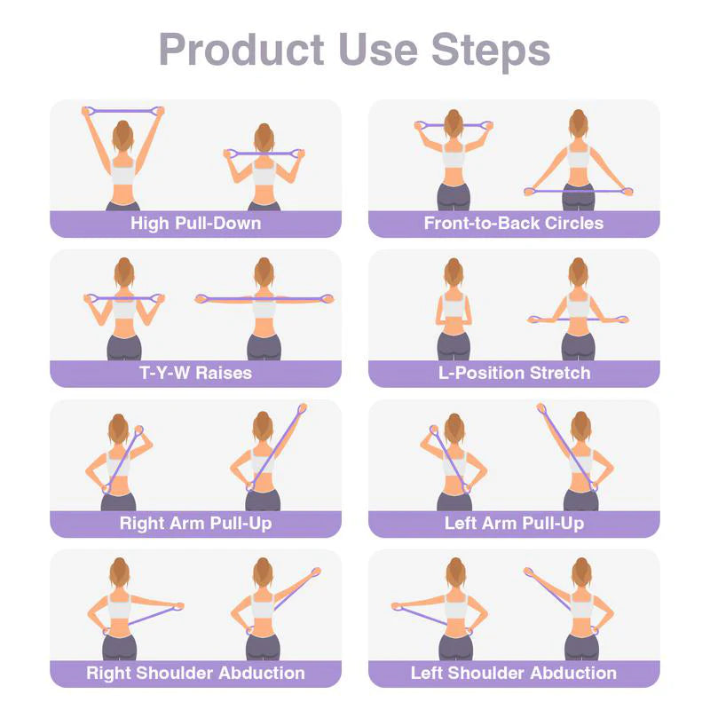 💪 Ergonómikus testtartásjavító ellenállás-gumi – javítja a púpos hátat, erősíti a hátizmokat! 🧘♀️✨ Utánvéttel!