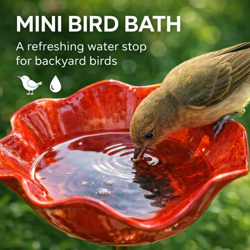 🌿 Kézzel készített fém virágtartó – elegáns, tartós, kertbe és lakásba egyaránt tökéletes! 🌺🐦 Platás utánvéttel!