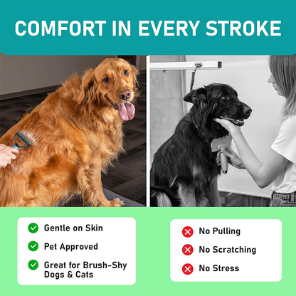 🐾 1+1 INGYEN! Kétoldalas fésű macskáknak és kutyáknak – fésül, ritkít, eltávolítja a kihullott szőrt. 🧹🐶 Utánvéttel!