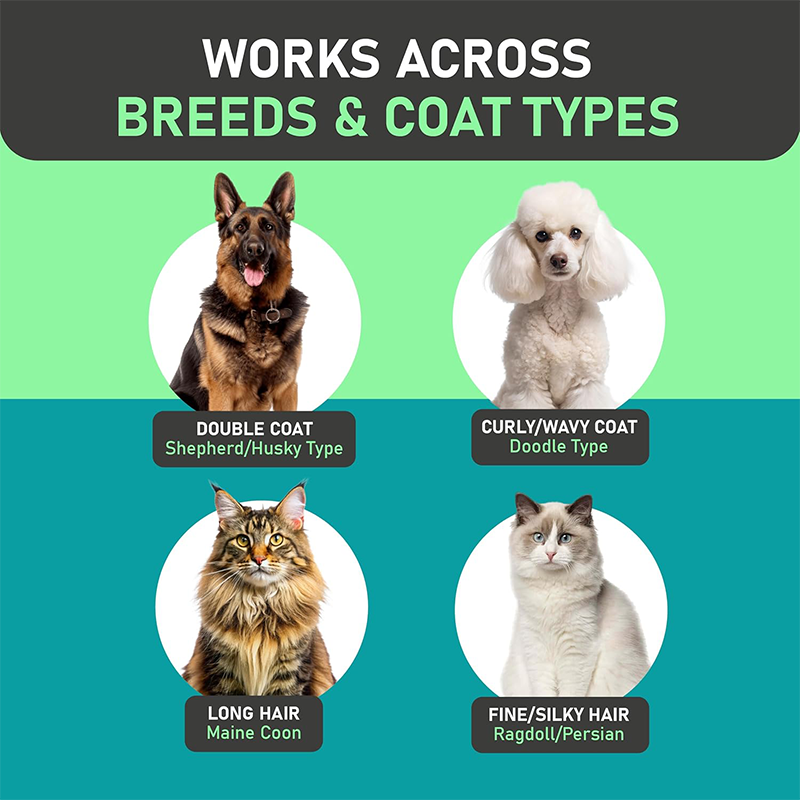🐾 1+1 INGYEN! Kétoldalas fésű macskáknak és kutyáknak – fésül, ritkít, eltávolítja a kihullott szőrt. 🧹🐶 Utánvéttel!