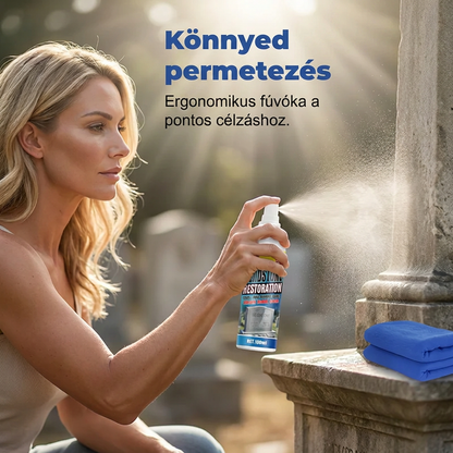 🏛️ Sírtisztító Spray – Gyors Hatású | Gránithoz, Márványhoz, Kék Kőhöz, Természetes Kőhöz – Utánvéttel 🌿✨