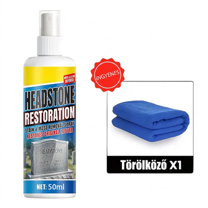 🏛️ Sírtisztító spray természetes kő felületre – gyengéd, mégis hatékony, nem károsítja a követ! Platás utánvéttel!