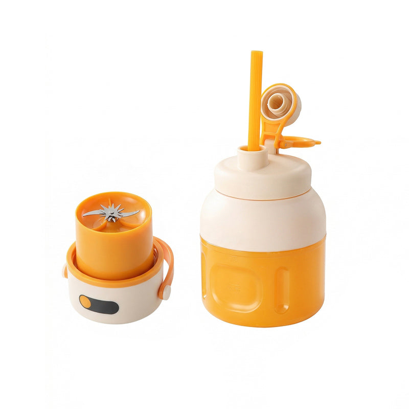 🍓🍨 Hordozható személyi turmixgép turmixokhoz és smoothie-khoz | USB-ről tölthető mini gyümölcscentrifuga-pohár 🏖️🍹