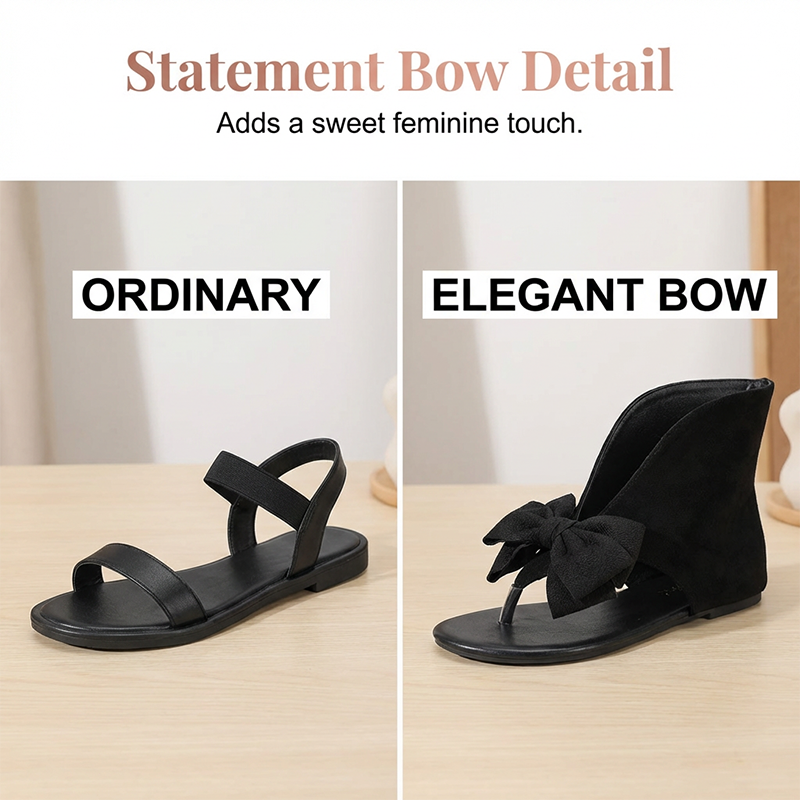 👡 Retro, aranyos, nyitott orrú szandál nagy masnival – vastag, alacsony sarok, koreai stílus, fűzős! 🎀✨ Platás utánvéttel!