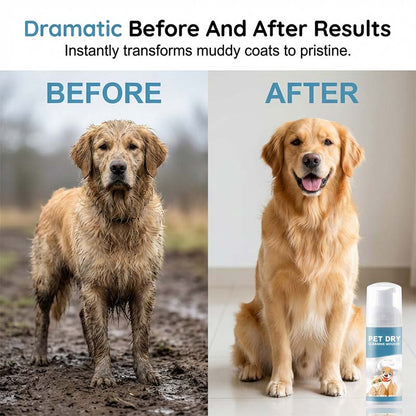 🐶🐱 Vízmentes tisztító hab kutyáknak és macskáknak – fürdés nélkül is friss, tiszta a bunda! 🧼✨ Utánvéttel!