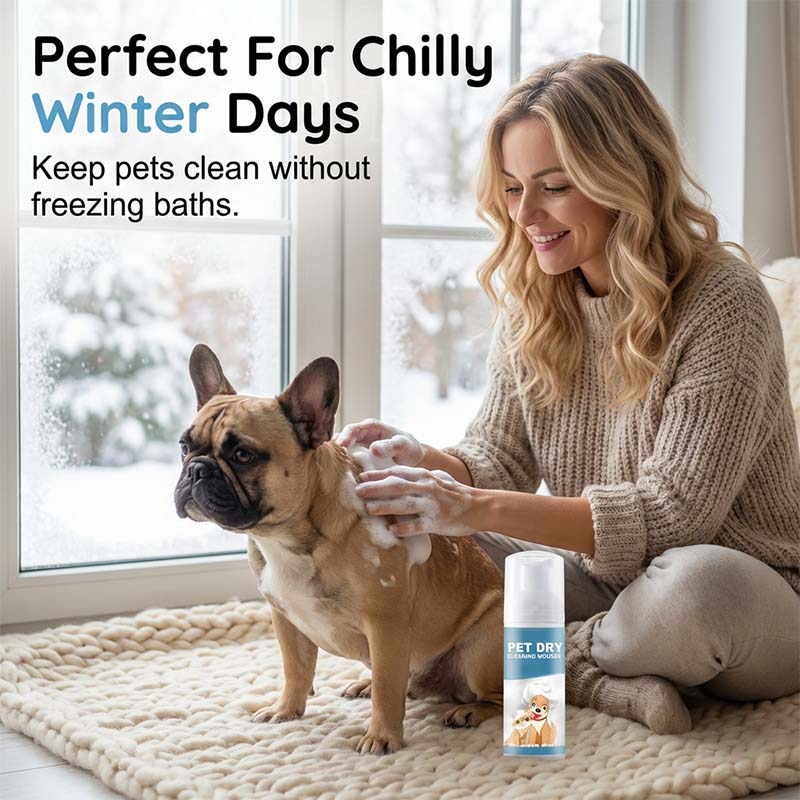 🐶🐱 Vízmentes tisztító hab kutyáknak és macskáknak – fürdés nélkül is friss, tiszta a bunda! 🧼✨ Utánvéttel!