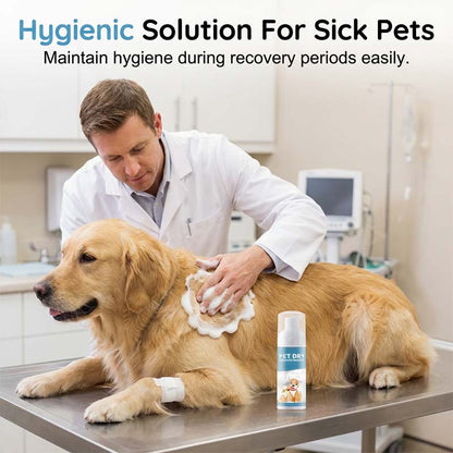 🐶🐱 Vízmentes tisztító hab kutyáknak és macskáknak – fürdés nélkül is friss, tiszta a bunda! 🧼✨ Utánvéttel!