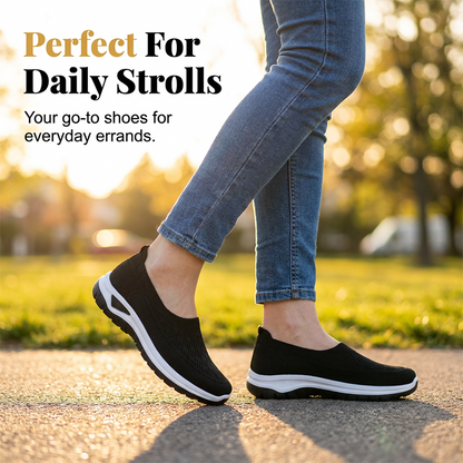 👟 Lélegző hálós női felcsúszós cipő – kényelmes sétálócipő egész napos viseléshez! 🌸✨ Utánvéttel!
