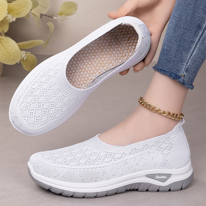 👟 Lélegző hálós női felcsúszós cipő – kényelmes sétálócipő egész napos viseléshez! 🌸✨ Utánvéttel!