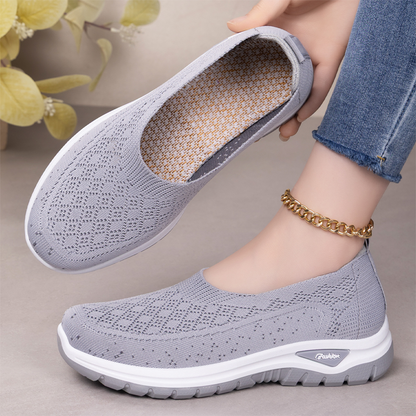 👟 Lélegző hálós női felcsúszós cipő – kényelmes sétálócipő egész napos viseléshez! 🌸✨ Utánvéttel!