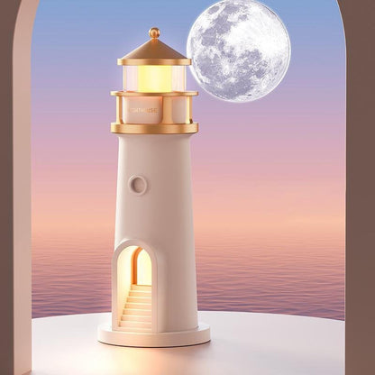 🌊 Hozd be az otthonodba a tengerparti hangulatot! Kreatív LED világítótorony éjjeli lámpa – stílusos dekoráció és meleg fény egyben. 💡 Utánvéttel!