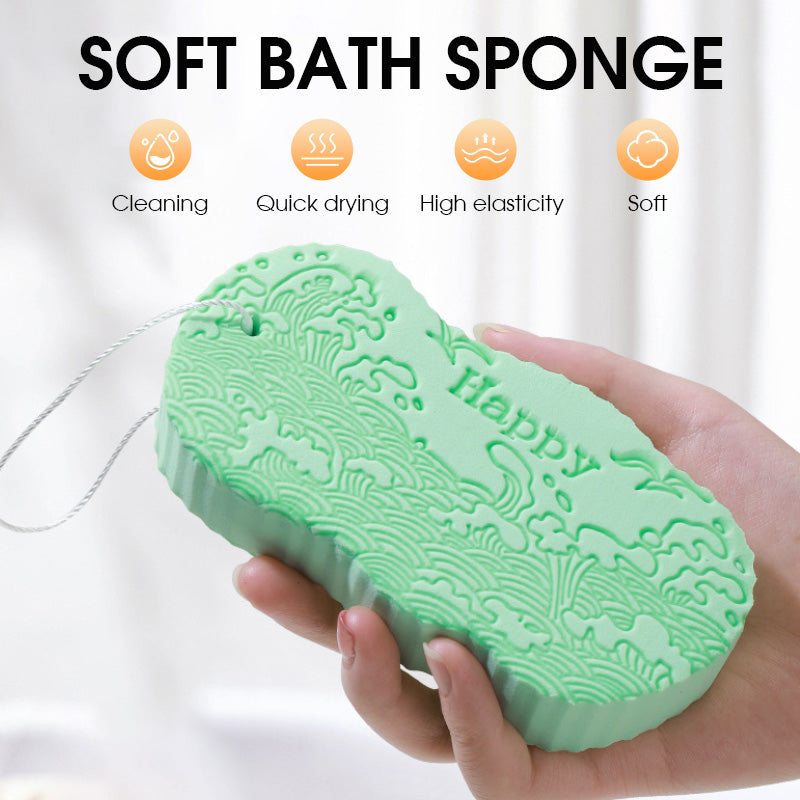 🧼 Puha fürdőszivacs – kíméletes a bőrhöz, mégsem hagyja ki a szennyeződéseket! 🛁✨ Utánvéttel!
