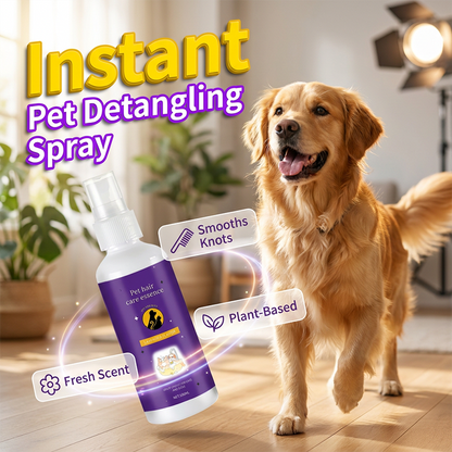 🐾 Gyengéd szőrkibontó spray – fájdalommentes fésülés kutyáknak és macskáknak! ✨ Raktáron, platás utánvéttel!