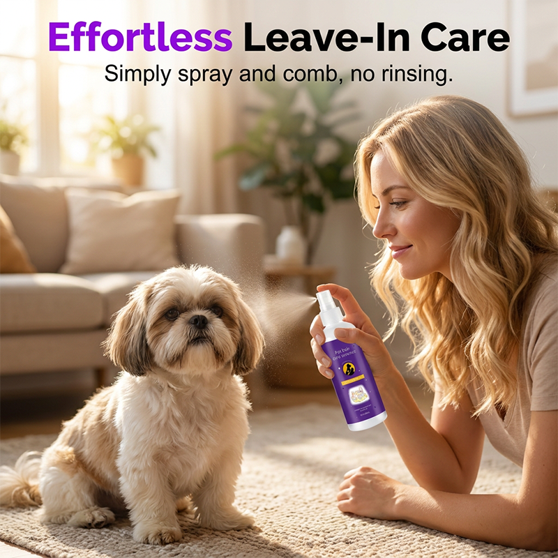 🐾 Gyengéd szőrkibontó spray – fájdalommentes fésülés kutyáknak és macskáknak! ✨ Raktáron, platás utánvéttel!