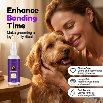 🐾 Gyengéd szőrkibontó spray – fájdalommentes fésülés kutyáknak és macskáknak! ✨ Raktáron, platás utánvéttel!