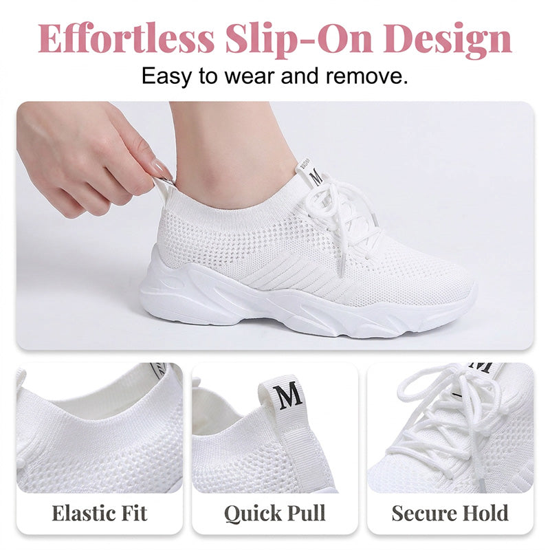 👟✨ Női légáteresztő casual edzőcipő – kényelmes a városban, sétához, utazáshoz, edzéshez is! 🌸 Utánvéttel!