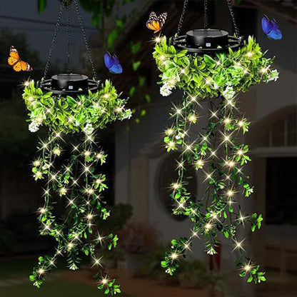 ☘️ Napenergiával működő, függesztett milánói fűlámpa – nincs vezeték, nincs áram, csak tedd ki a napra, és este varázslatos fényt áraszt! ✨ Utánvéttel!