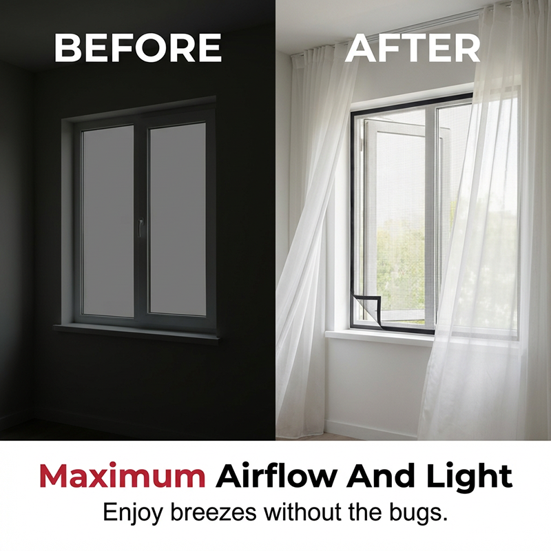 🦟🧲 Öntapadó tépőzáras szúnyogháló – DIY, tetszés szerint vágható! Részmentes szigetelés, ablakra, ajtóra, erkélyre egyaránt. ✅ Utánvéttel!