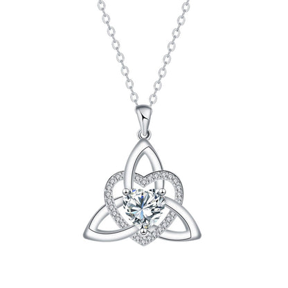 ✨🎁 Kelta csomós szív alakú medálos nyaklánc – örök szerelem, végtelen kötődés. 💖 Utánvéttel!