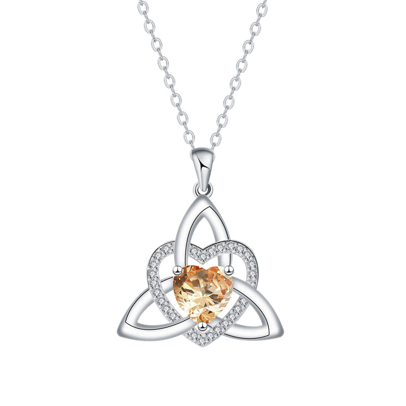 ✨🎁 Kelta csomós szív alakú medálos nyaklánc – örök szerelem, végtelen kötődés. 💖 Utánvéttel!