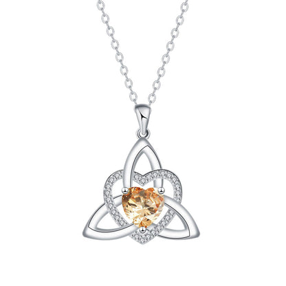 ✨🎁 Kelta csomós szív alakú medálos nyaklánc – örök szerelem, végtelen kötődés. 💖 Utánvéttel!
