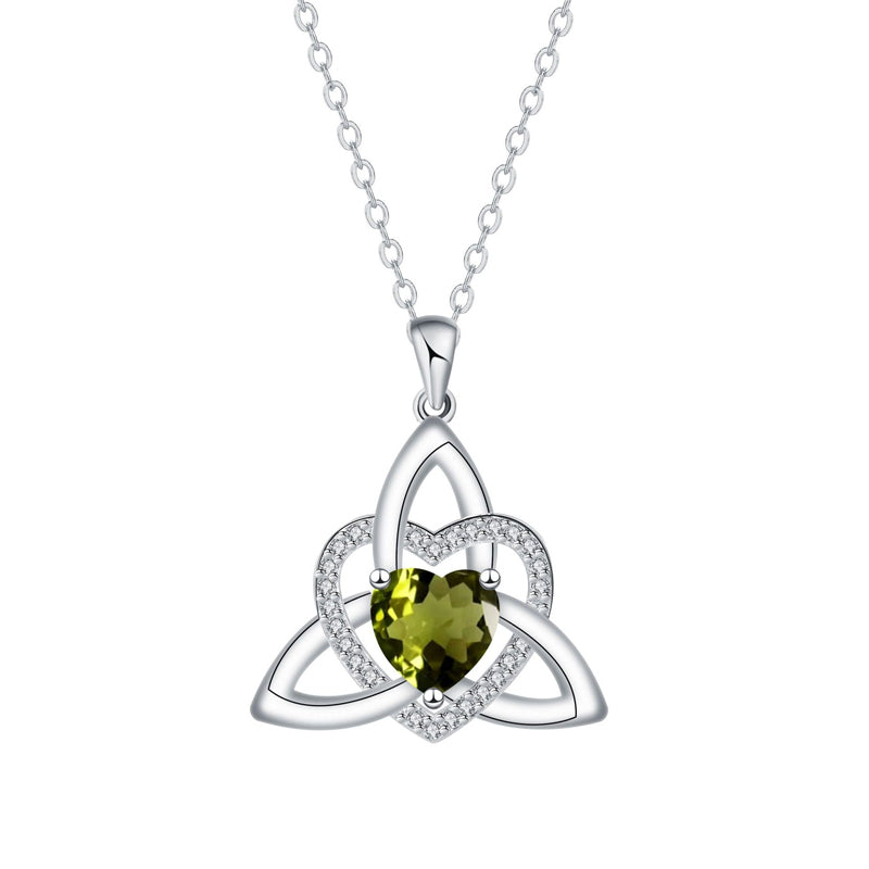 ✨🎁 Kelta csomós szív alakú medálos nyaklánc – örök szerelem, végtelen kötődés. 💖 Utánvéttel!